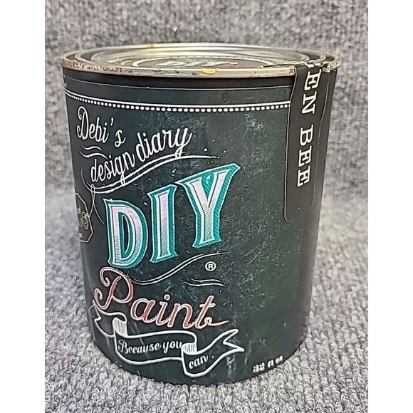Debi's Design Diary DIY Paint in Queen Bee Yellow 32 fl oz Chalk Paint Quart - Picture 2 of 4